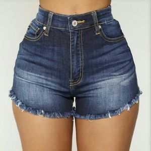 Fashion Nova "You'll Miss Me" Jean shorts